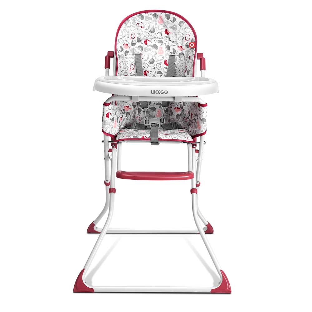 Cadeira Alta de Alimentação Meal Time até 15 KG Rosa Weego - 4067