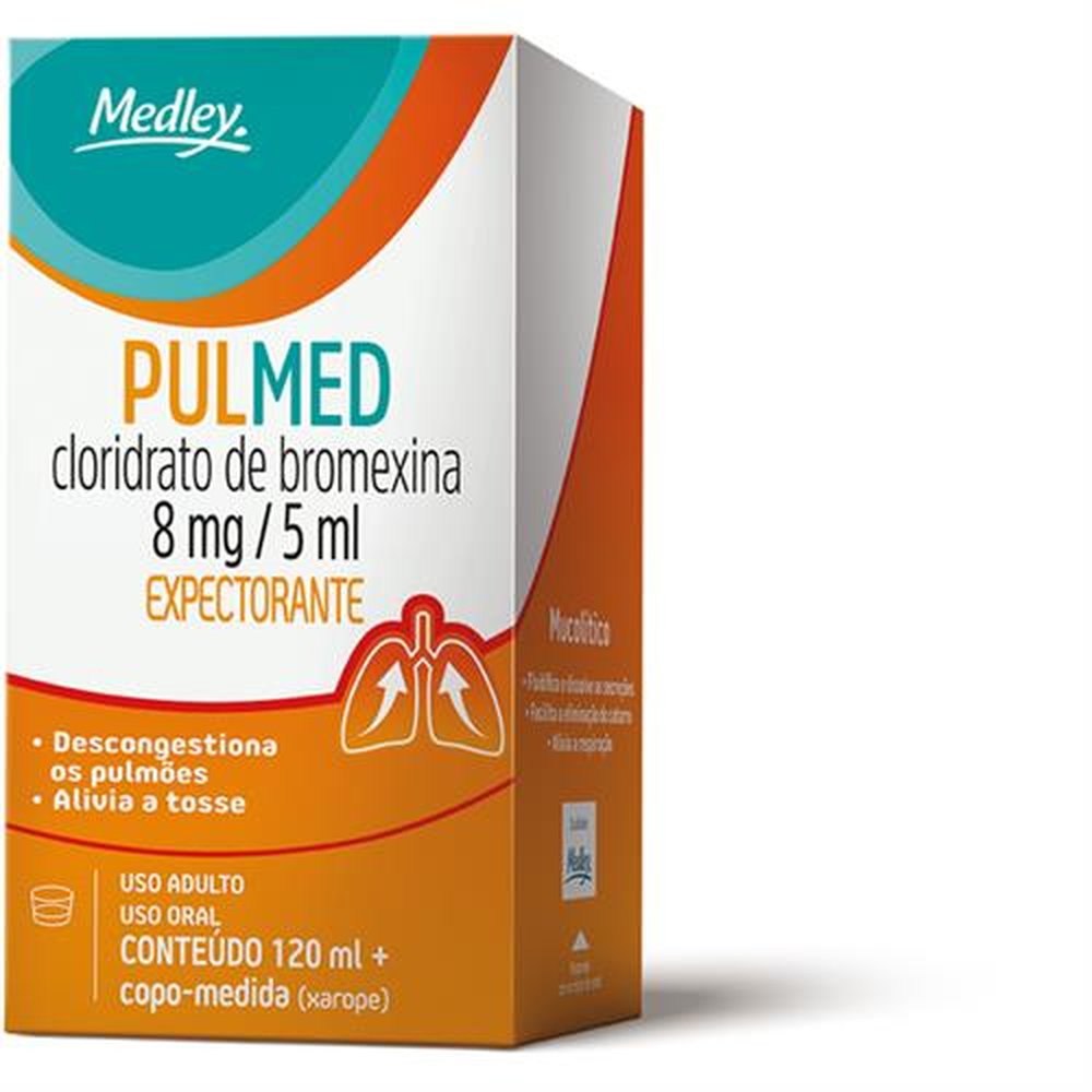 Pulmed -Bromexina- Xarope Adulto 120Ml - MEDLEY