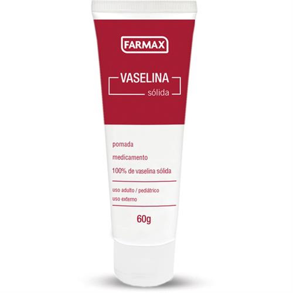 Vaselina Solida Bisnaga 60 Gramas - FARMAX