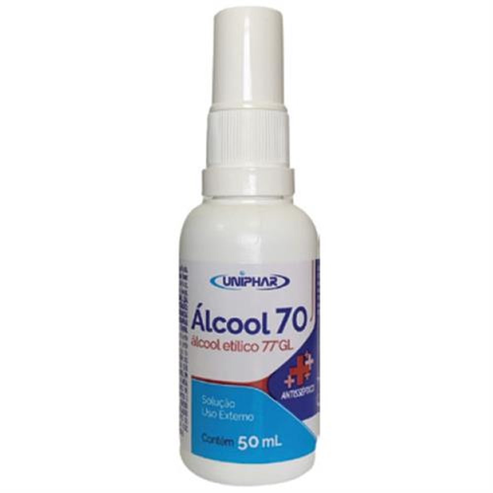Alcool 70&#37; Spray 50Ml -12X1- - UNIPHAR