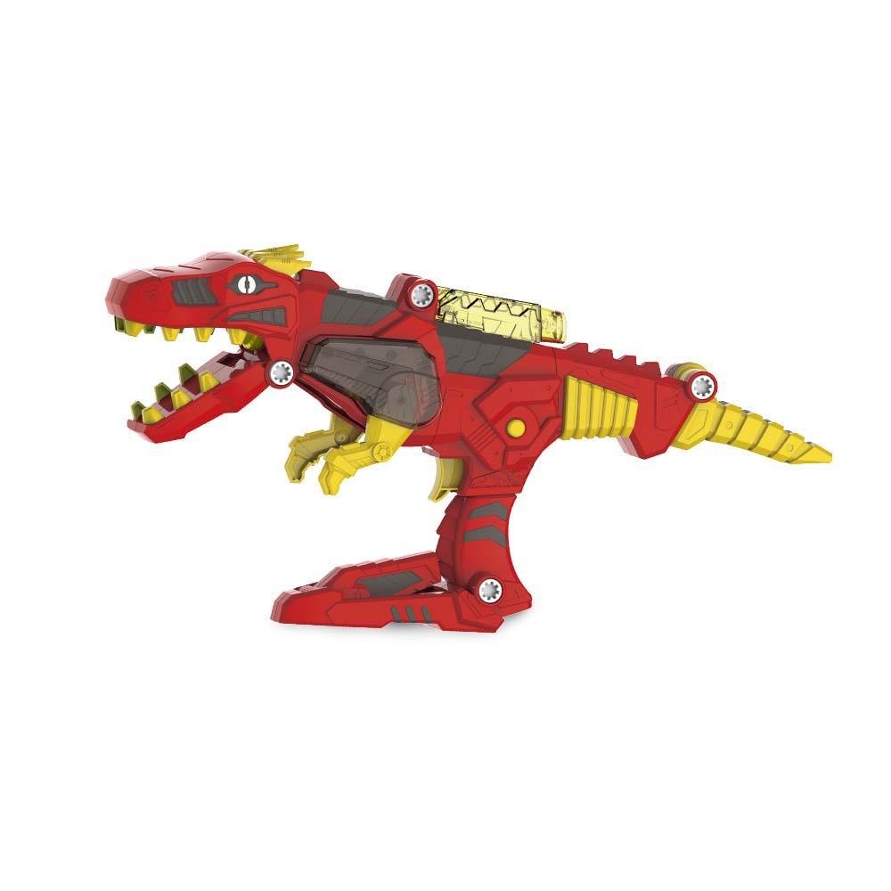 X Changers Junior Modelo Dino Rex 3 em 1 Emite Luz e Som Indicado para +3 Anos Vermelho Multikids - BR891