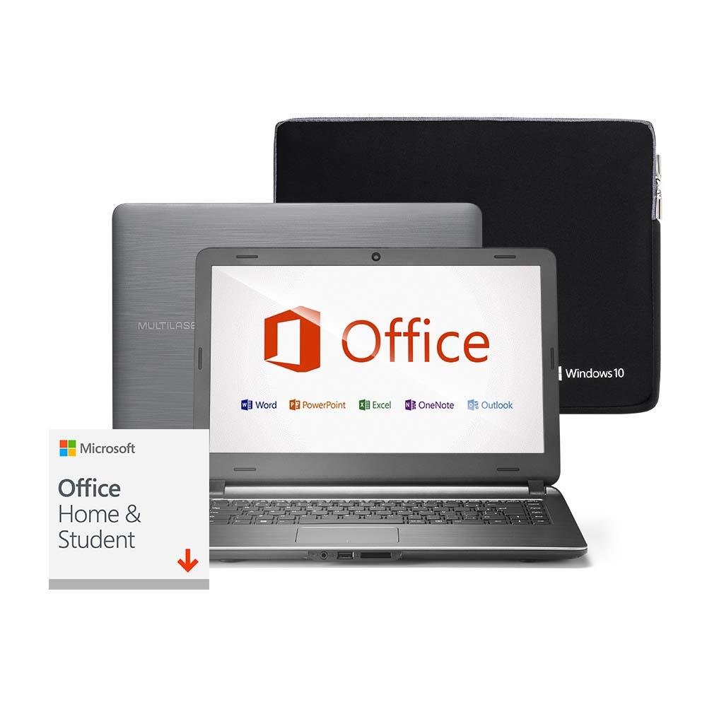 Notebook 14.1 4GB/120GB SSD/CASE/OFFICE/PRETO - PC405