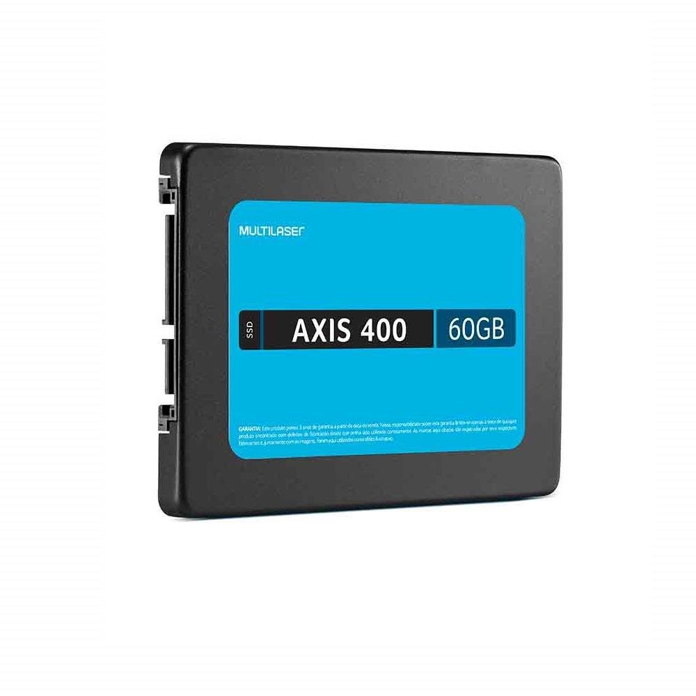 SSD Multilaser 2,5 60GB AXIS 400 GRAVAÇÃO 400 MB/S - SS060