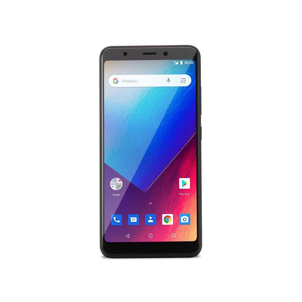 Smartphone Multilaser Ms60X 1GB 16GB Tela 5,7 Pol. Android 8.1 Câmera 13Mp+8Mp Preto - P9081
