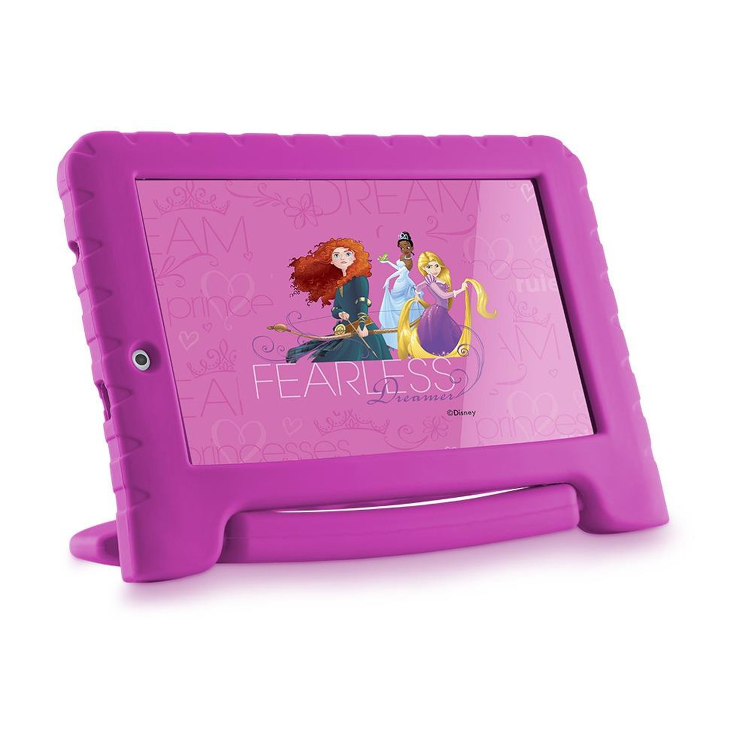 Tablet Multilaser Disney Princesas Plus Wifi 8Gb Dual Câmera Android 7 Rosa - NB281