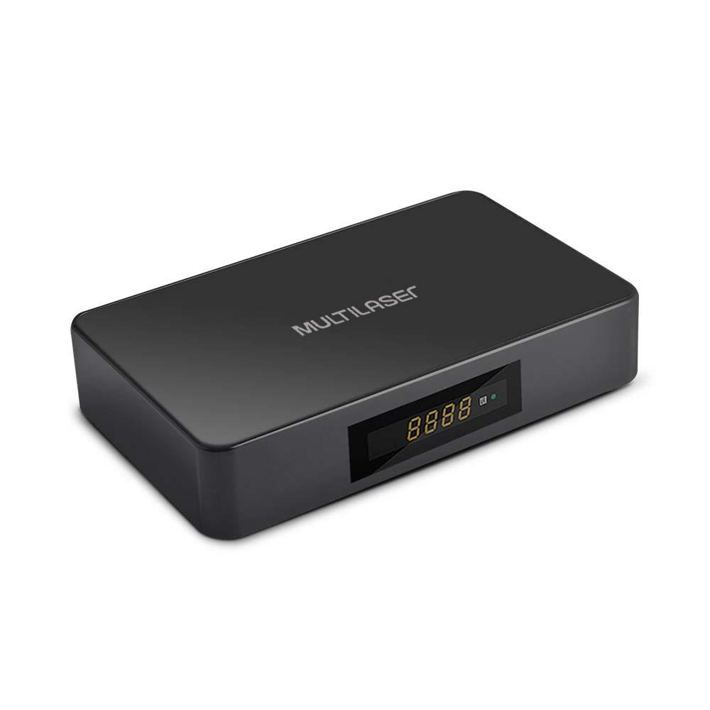 Smart TV Box Hibrido Android + Conversor 1GB Ram + 8GB Flash Preto Multilaser - PC001