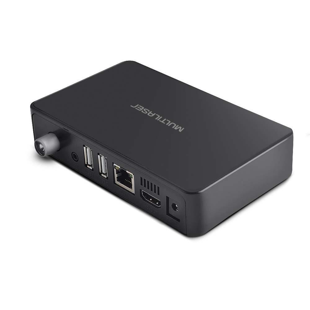 Smart TV Box Hibrido Android + Conversor 1GB Ram + 8GB Flash Preto Multilaser - PC001