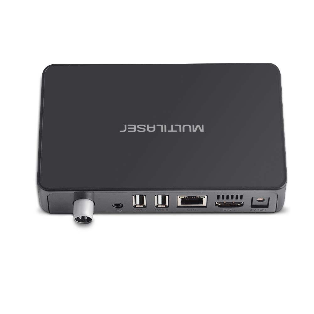Smart TV Box Hibrido Android + Conversor 1GB Ram + 8GB Flash Preto Multilaser - PC001