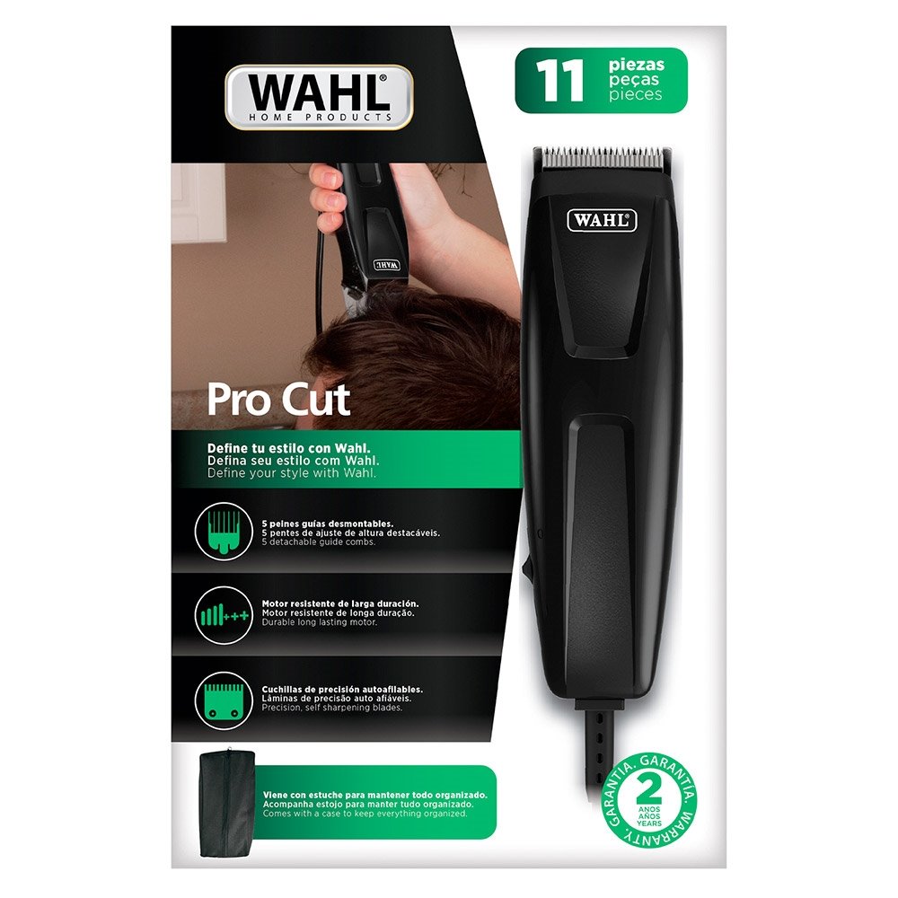 Cortador de Cabelo Wahl Pro Cut com 5 Pentes 220V