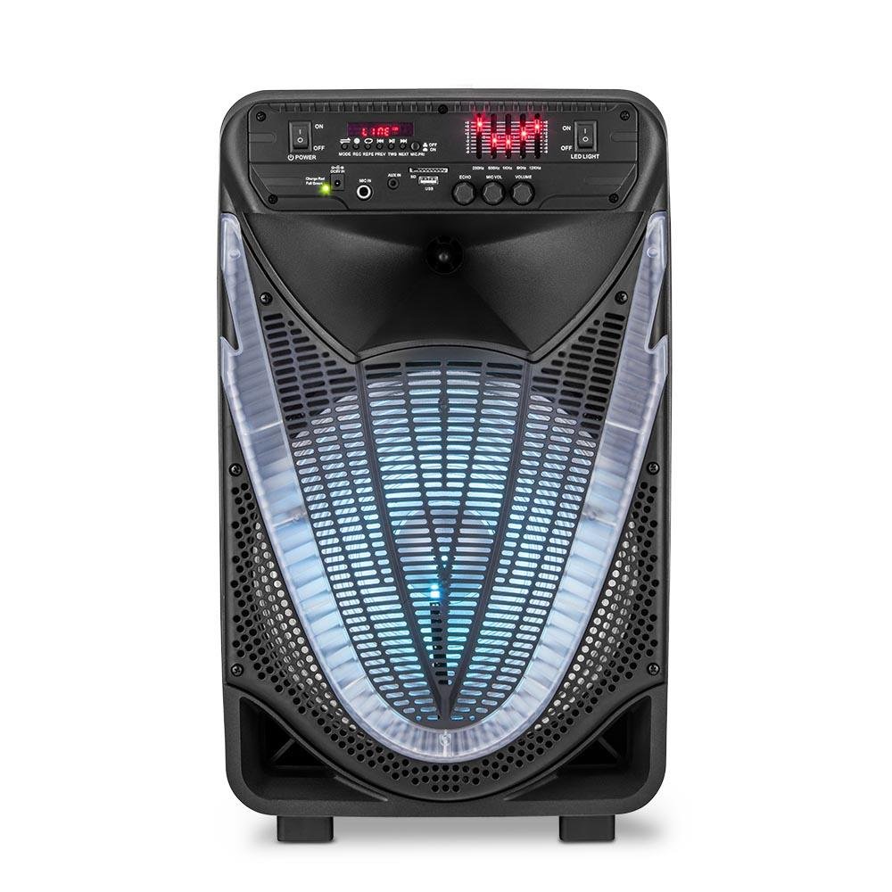 Caixa de Som Acústica Multilaser Sunny 12 Pol 400W BT/AUX/SD/USB/FM/LED ¿ SP340