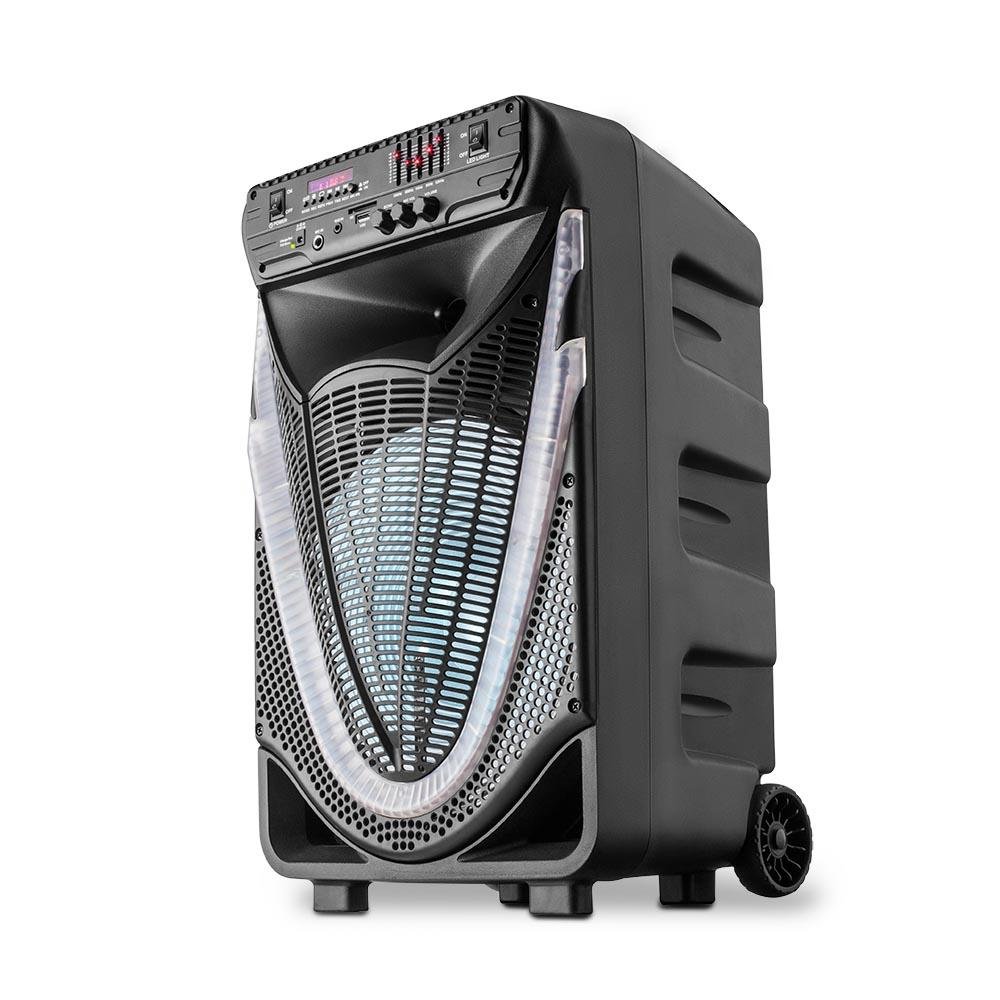 Caixa de Som Acústica Multilaser Sunny 12 Pol 400W BT/AUX/SD/USB/FM/LED ¿ SP340