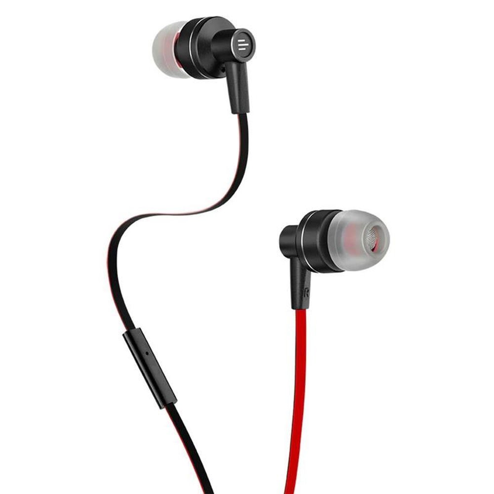 Fone De Ouvido Stereo Áudio Wired Vermelho Pulse - PH154