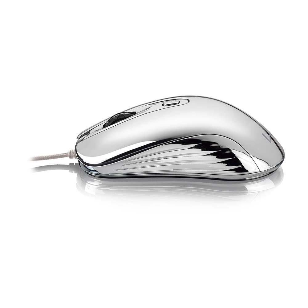 Mouse Gamer Warrior 1600DPI Prateado com LED - MO228