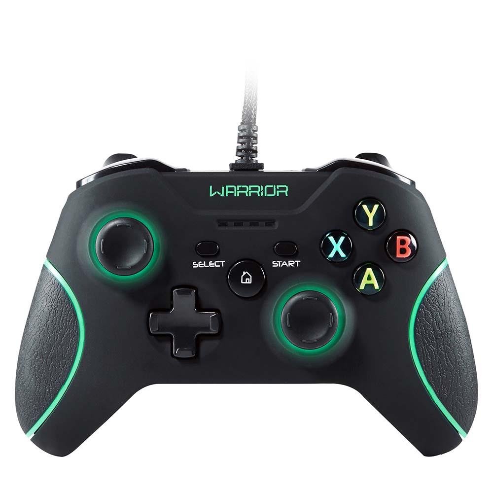 Controle Gamer Warrior PC/XBOX360 com Fio - JS079