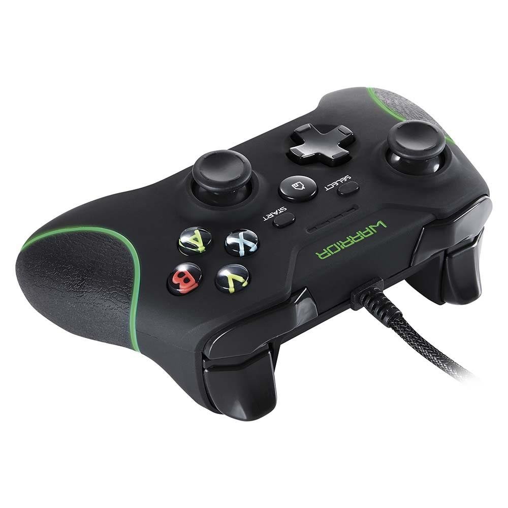 Controle Gamer Warrior PC/XBOX360 com Fio - JS079
