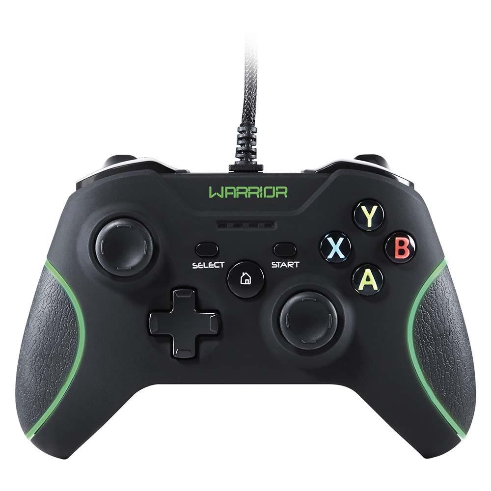 Controle Gamer Warrior PC/XBOX360 com Fio - JS079
