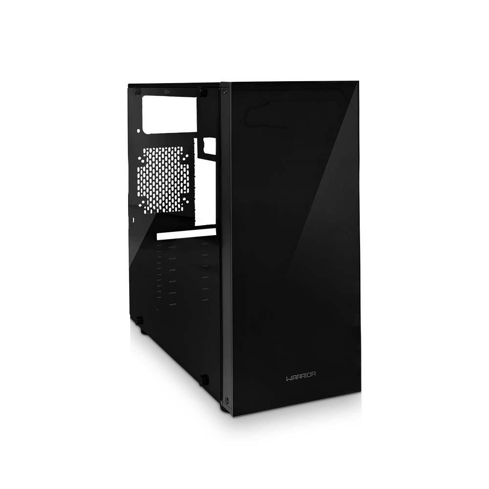 Gabinete Gamer Karok Painel Vidro Temperado Preto Warrior - GA177