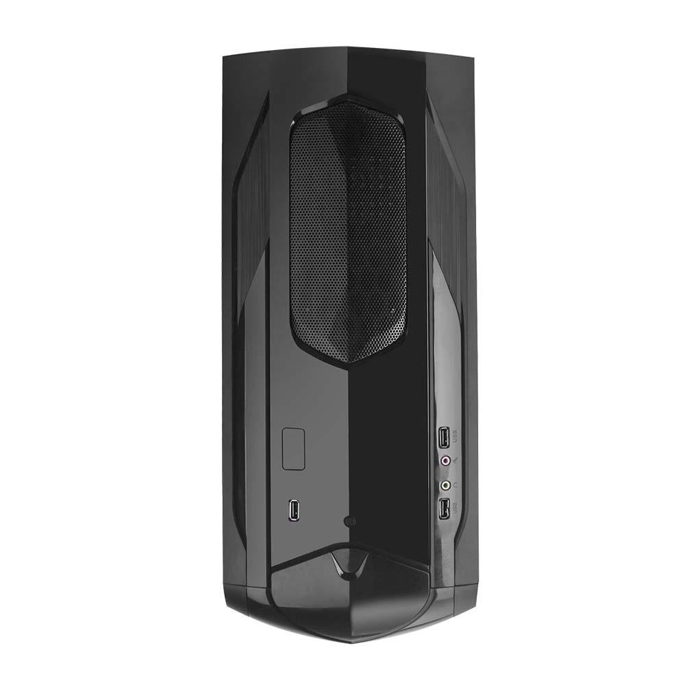 Gabinete Gamer Usb 2.0 3 Baias Internas Preto Warrior - GA155