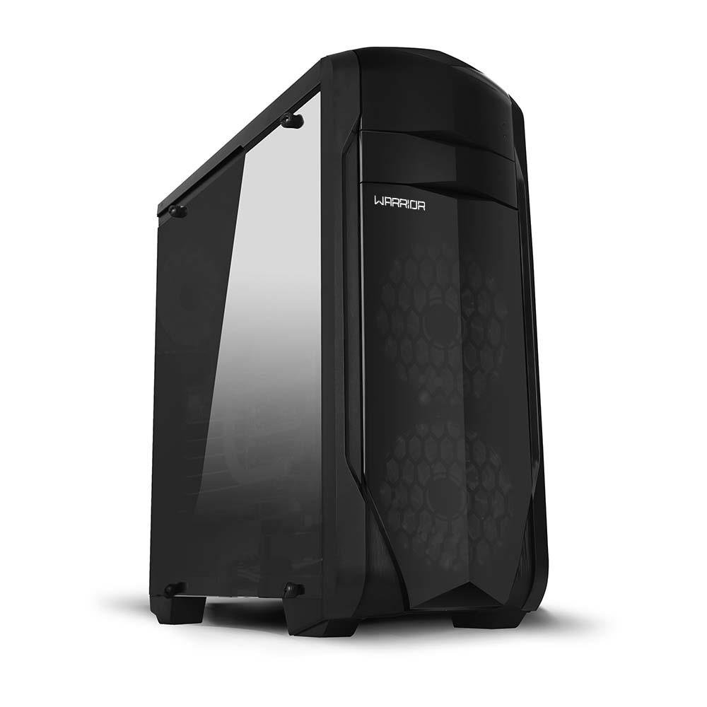 Gabinete Gamer Usb 2.0 3 Baias Internas Preto Warrior - GA155