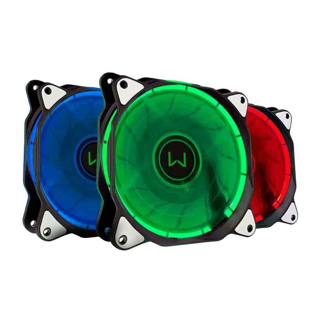 Cooler RGB 1300 RPM e 2,8W até 7 Opções de Cores Warrior - GA152