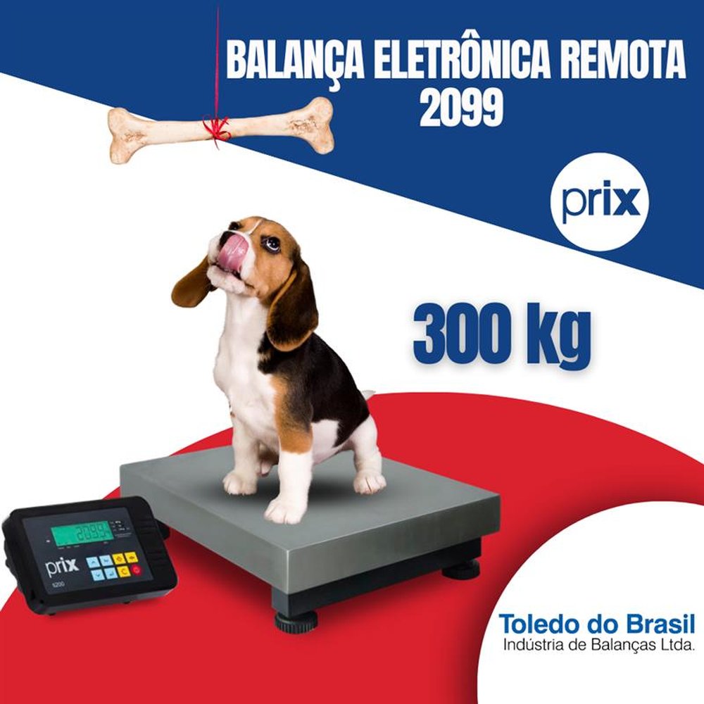 Balança Prix Toledo do Brasil 2099 Sem Coluna 300 Kg