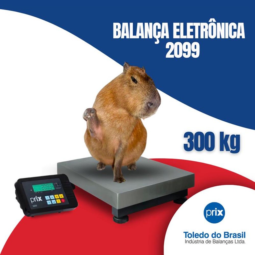 Balança Prix Toledo do Brasil 2099 Sem Coluna 300 Kg