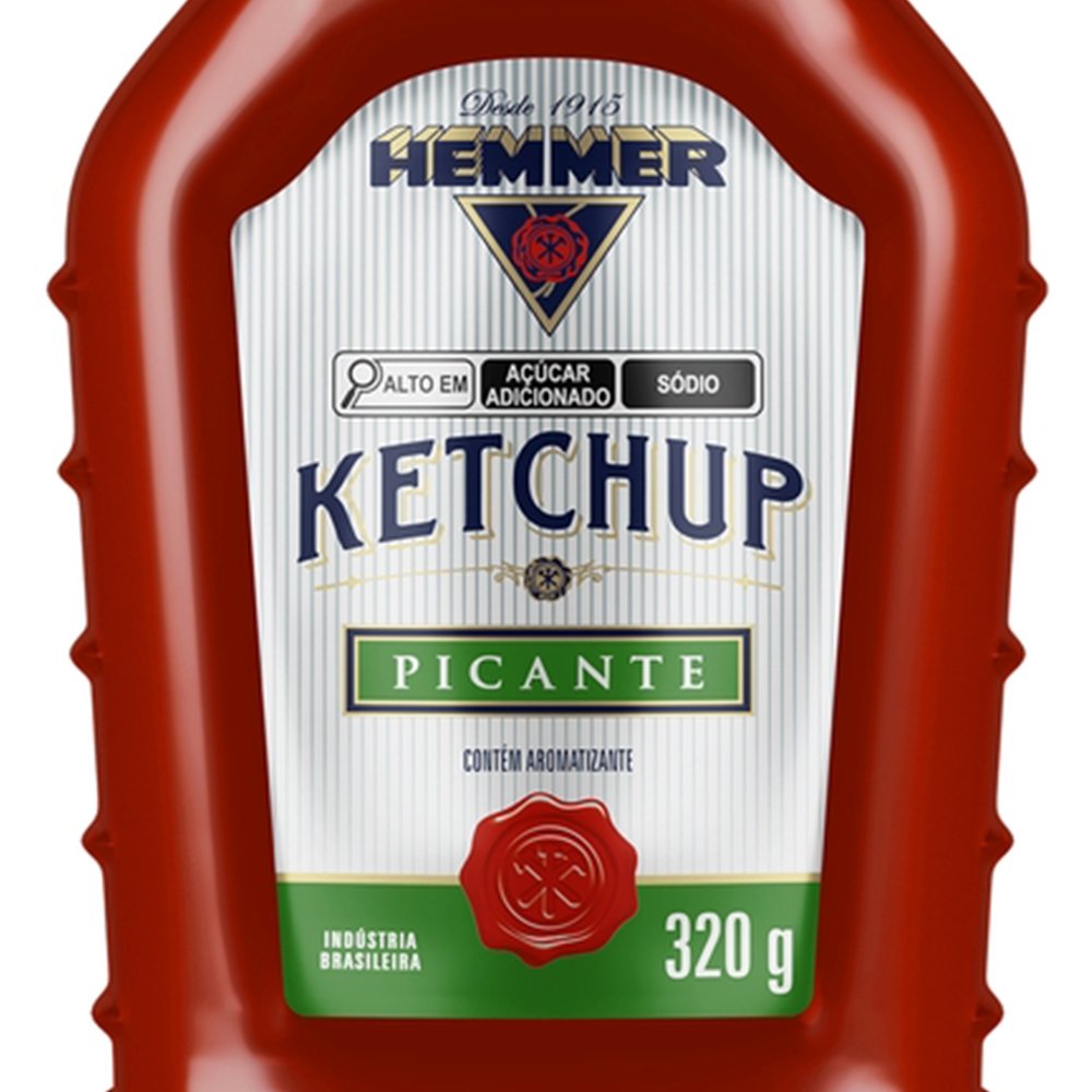 Ketchup Hemmer Picante Squeeze 320g