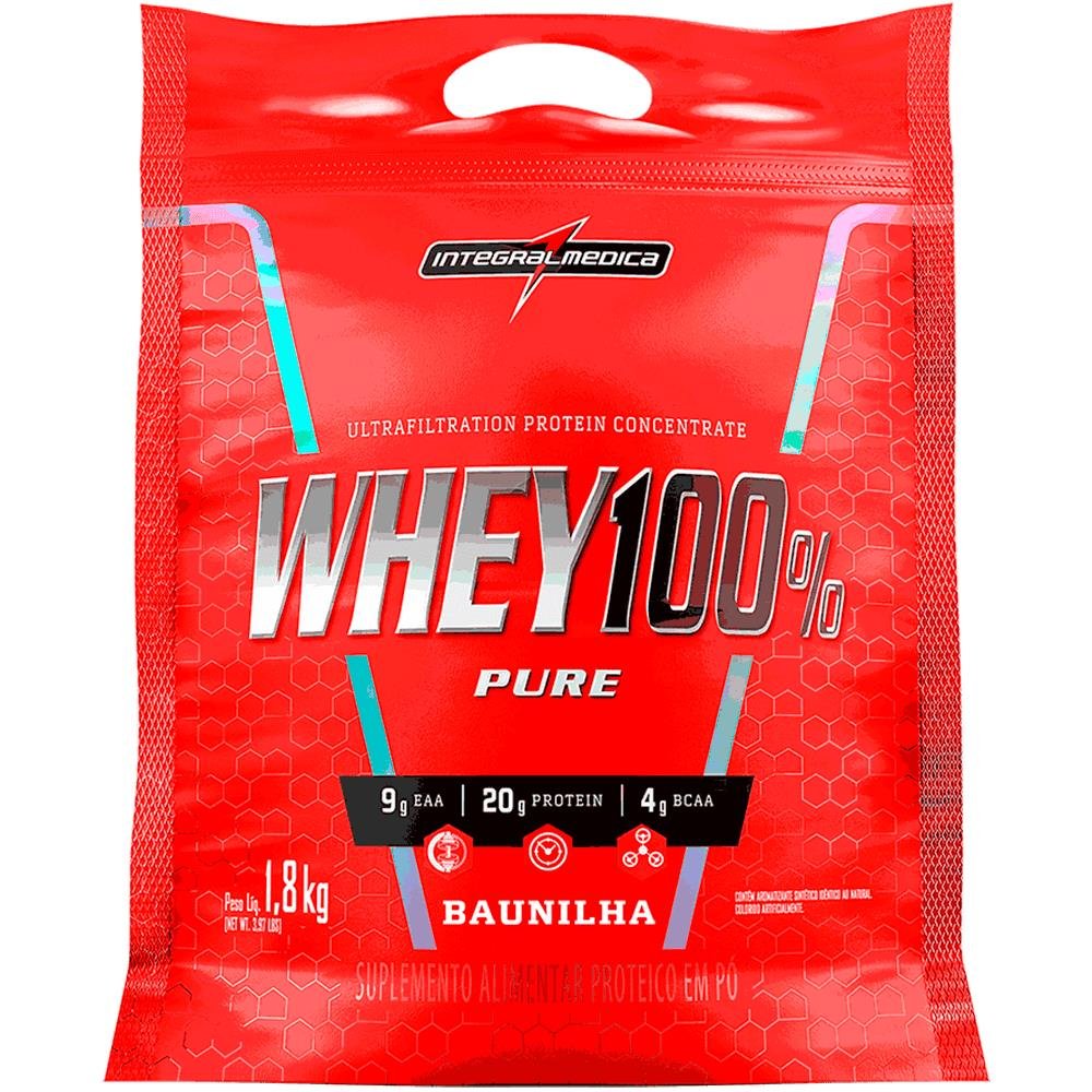 Whey 100 Pure Baunilha Pouch 1 8kg Martins Atacado