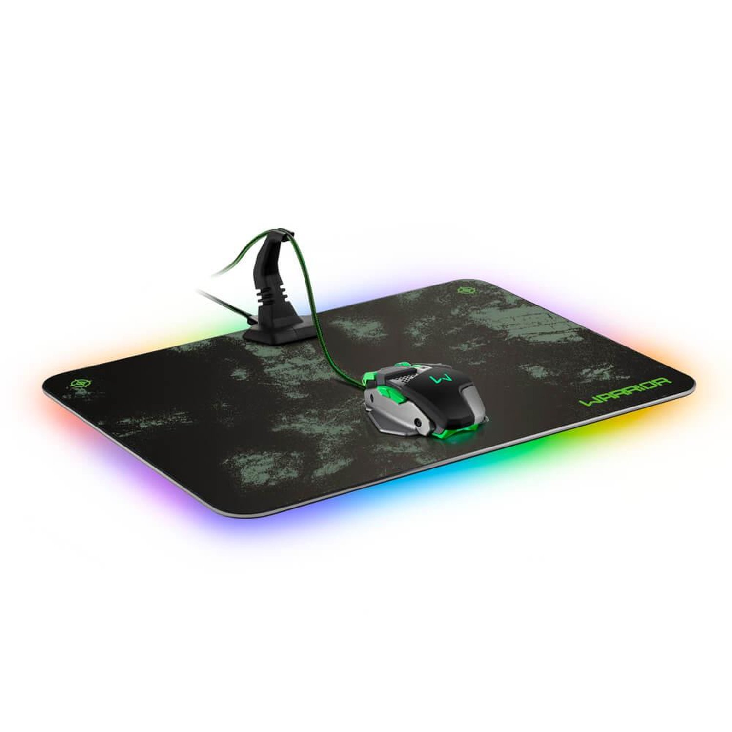 Mouse Pad Gamer Com Led Rgb Warrior - Ac299