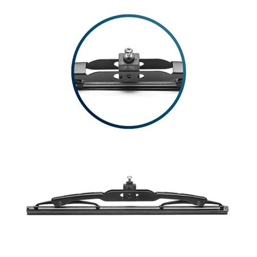 Palheta Limpador Dianteiro Ferro - Universal 10" com parafuso - Fusca até 75 e KoMBi até 74 - Vclean