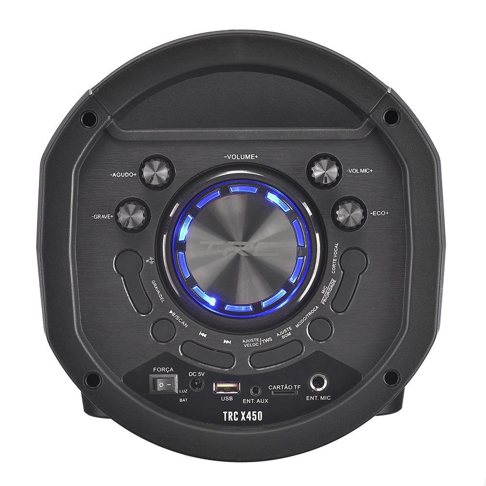 Caixa De Som Amplificada Com Bluetooth 450W - TRC