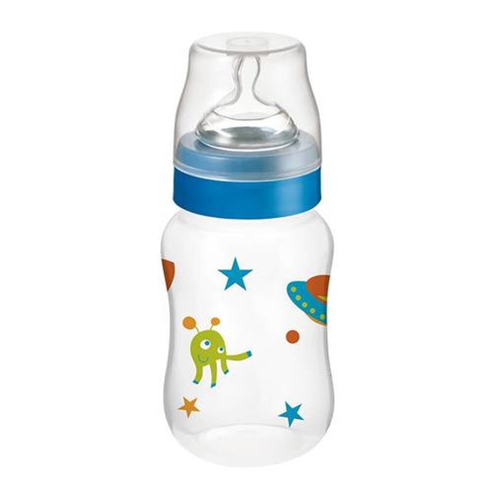 Mamadeira Boys E Girls PP Azul Ortonatural 250Ml Multikids Baby - BB105