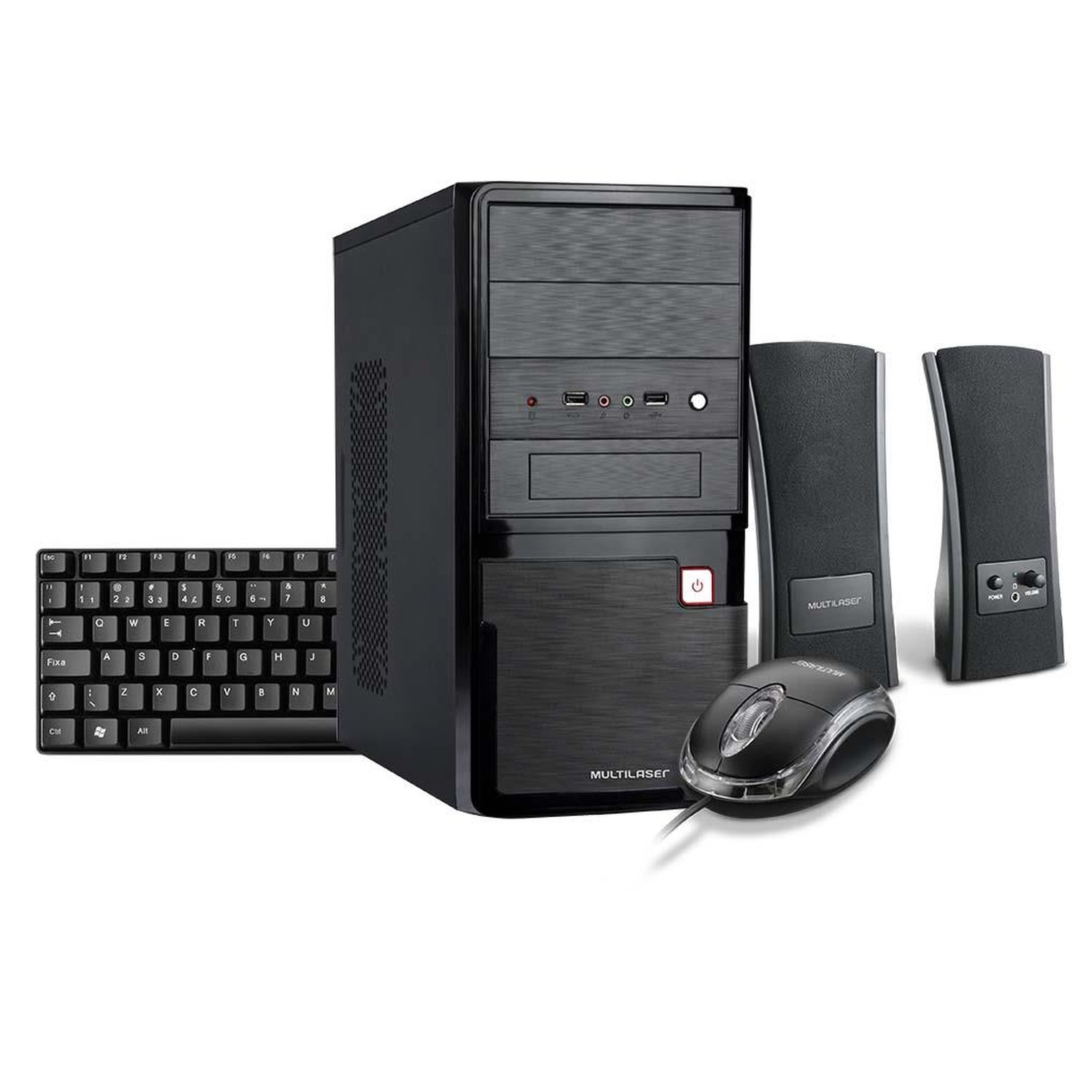 Computador Multilaser Intel Core I3 4GB 1TB HD Linux + Acessórios Preto - DT021
