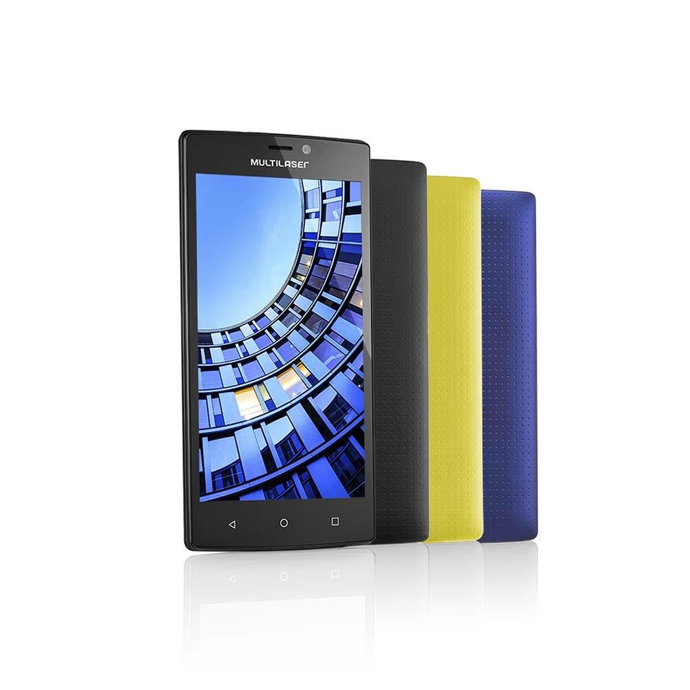 Smartphone Multilaser Ms60 4G Quadcore 2Gb Ram Tela 5,5 Pol. Dual Chip Android 5 Preto - P9005