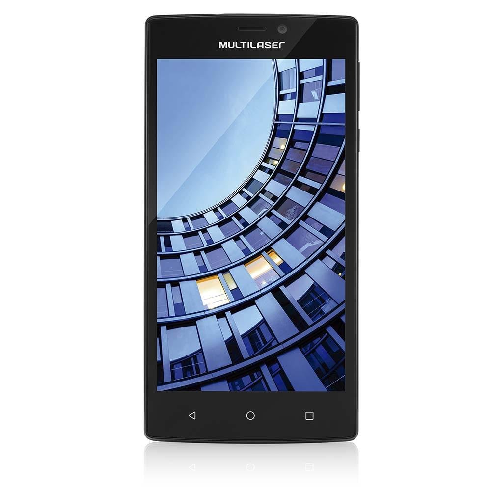Smartphone Multilaser Ms60 4G Quadcore 2Gb Ram Tela 5,5 Pol. Dual Chip Android 5 Preto - P9005
