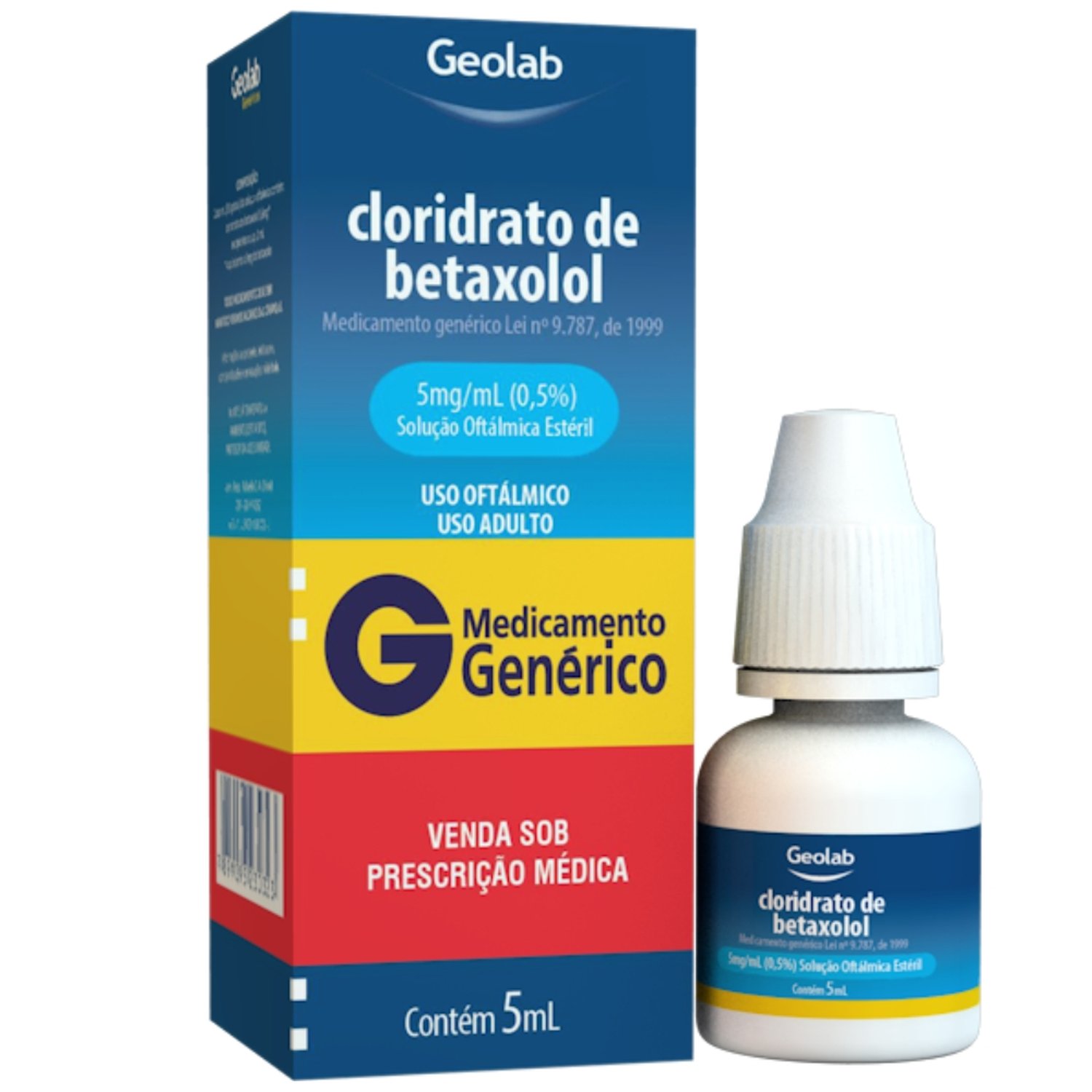 Betaxolol 0,5% Solução Oftálmica 5Ml