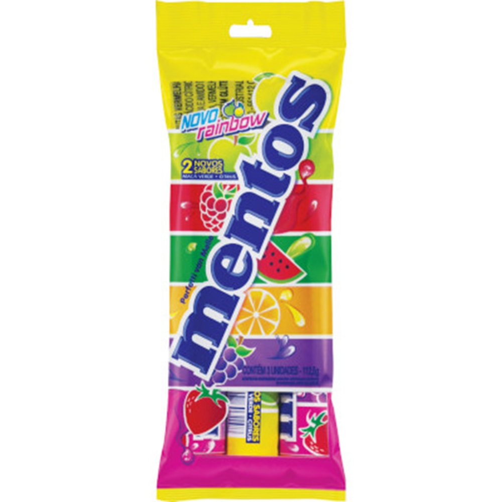 Mentos Pacote Com 3 Rainbow