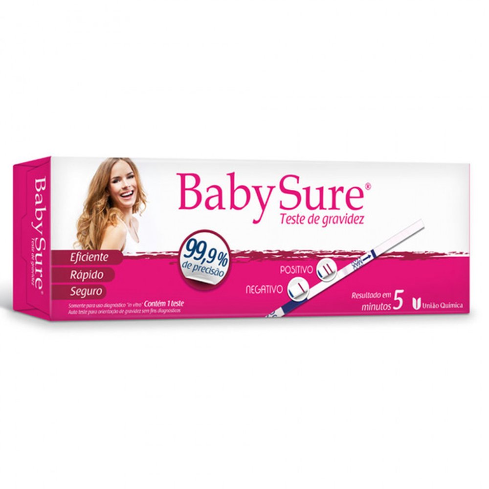 Baby Sure Teste De Gravidez Com Fita - UNIAO QUIMICA