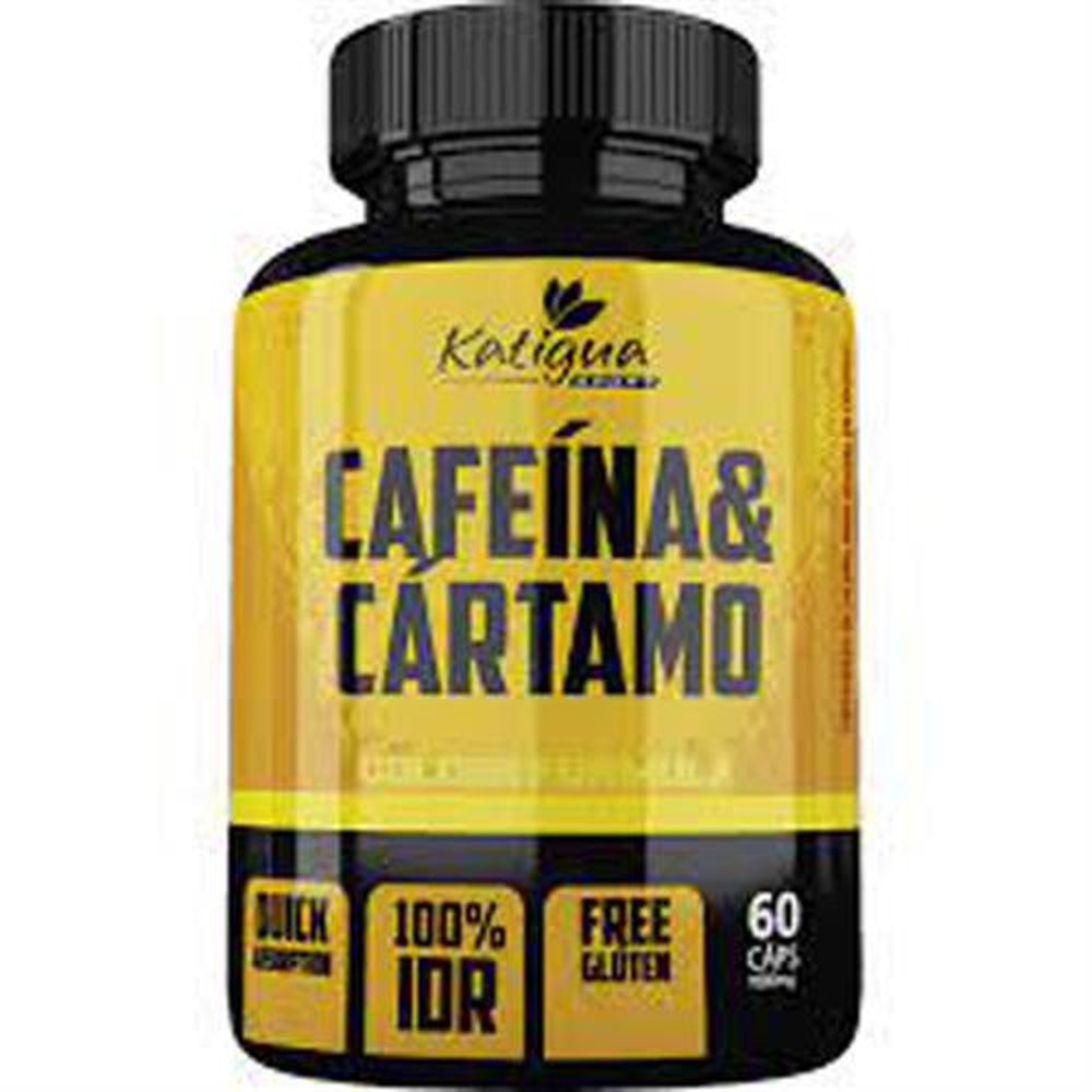 Cafeina & Cartamo 1000Mg Com 60 Capsula