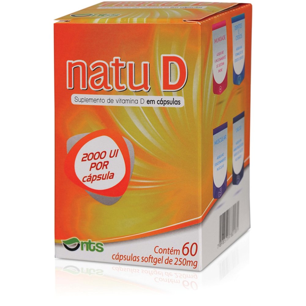 Natu D Com 60 Capsula - NTS | Martins Atacado