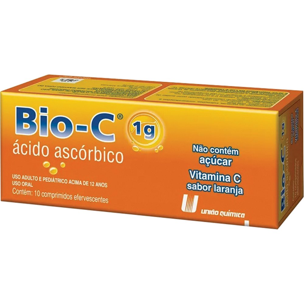 Bio-C 1 Grama Com 10 Comprimido Efervecente - UNIAO QUIMICA