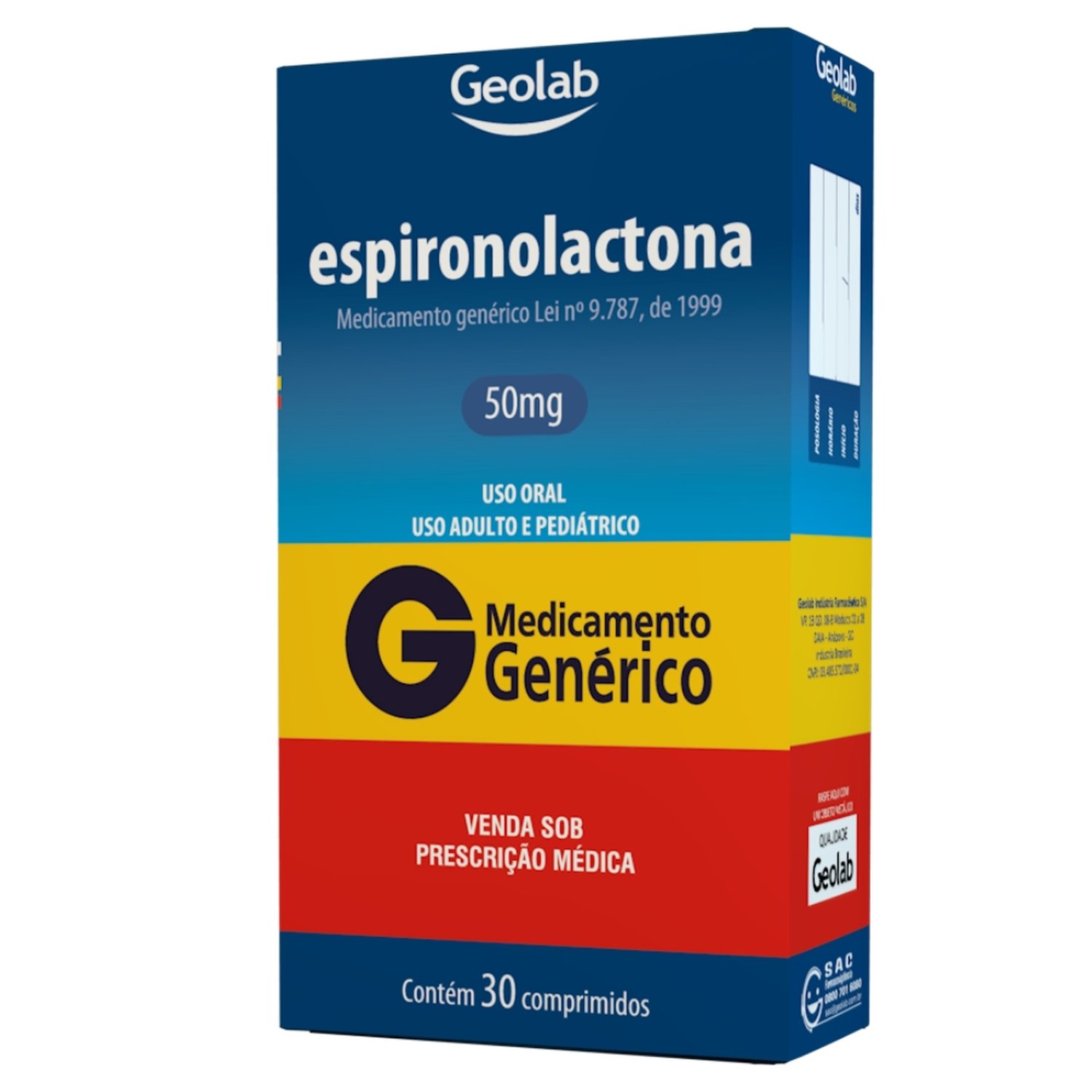 Espironolactona 50Mg 30Cpr