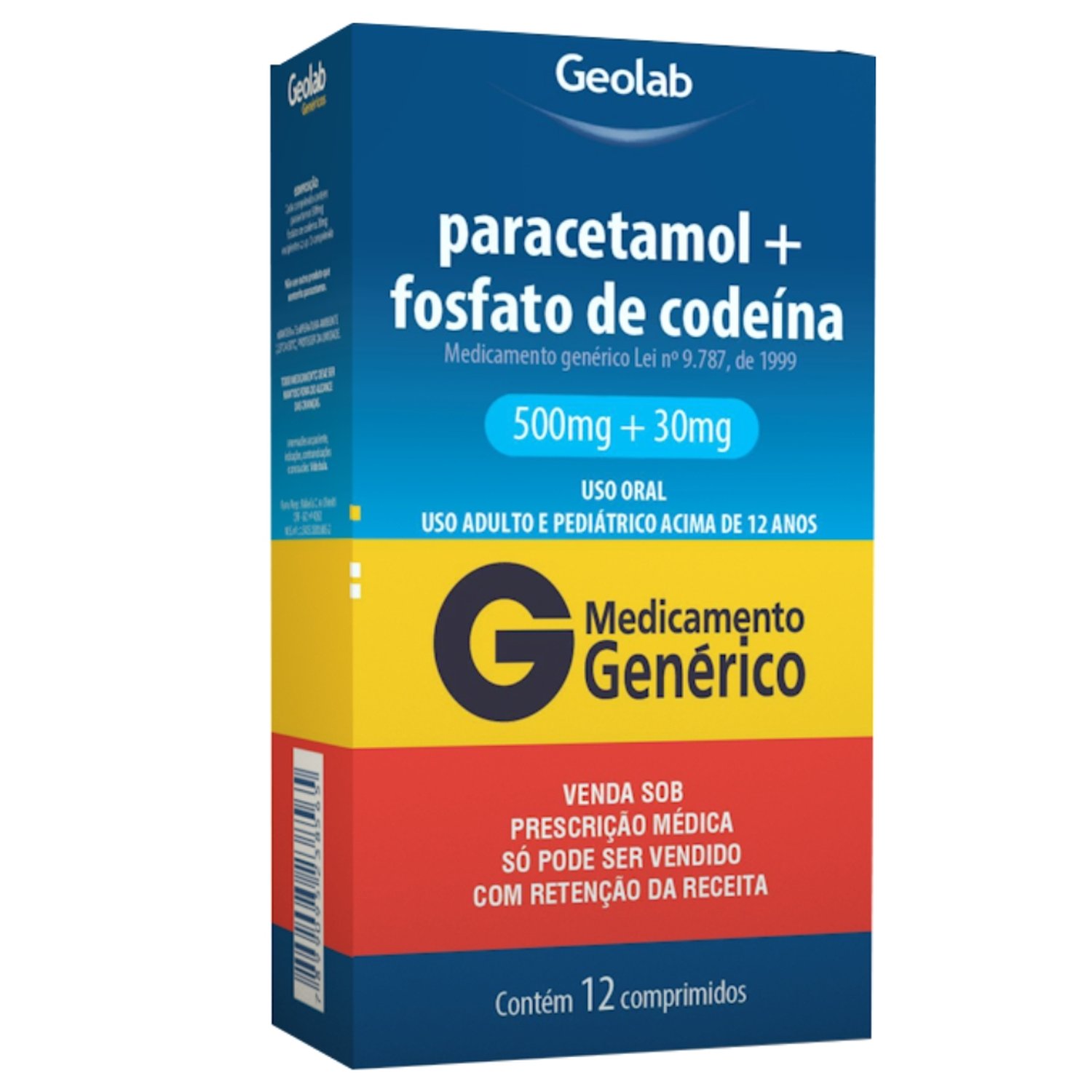 Paracetamol+Codeina 12Cpr