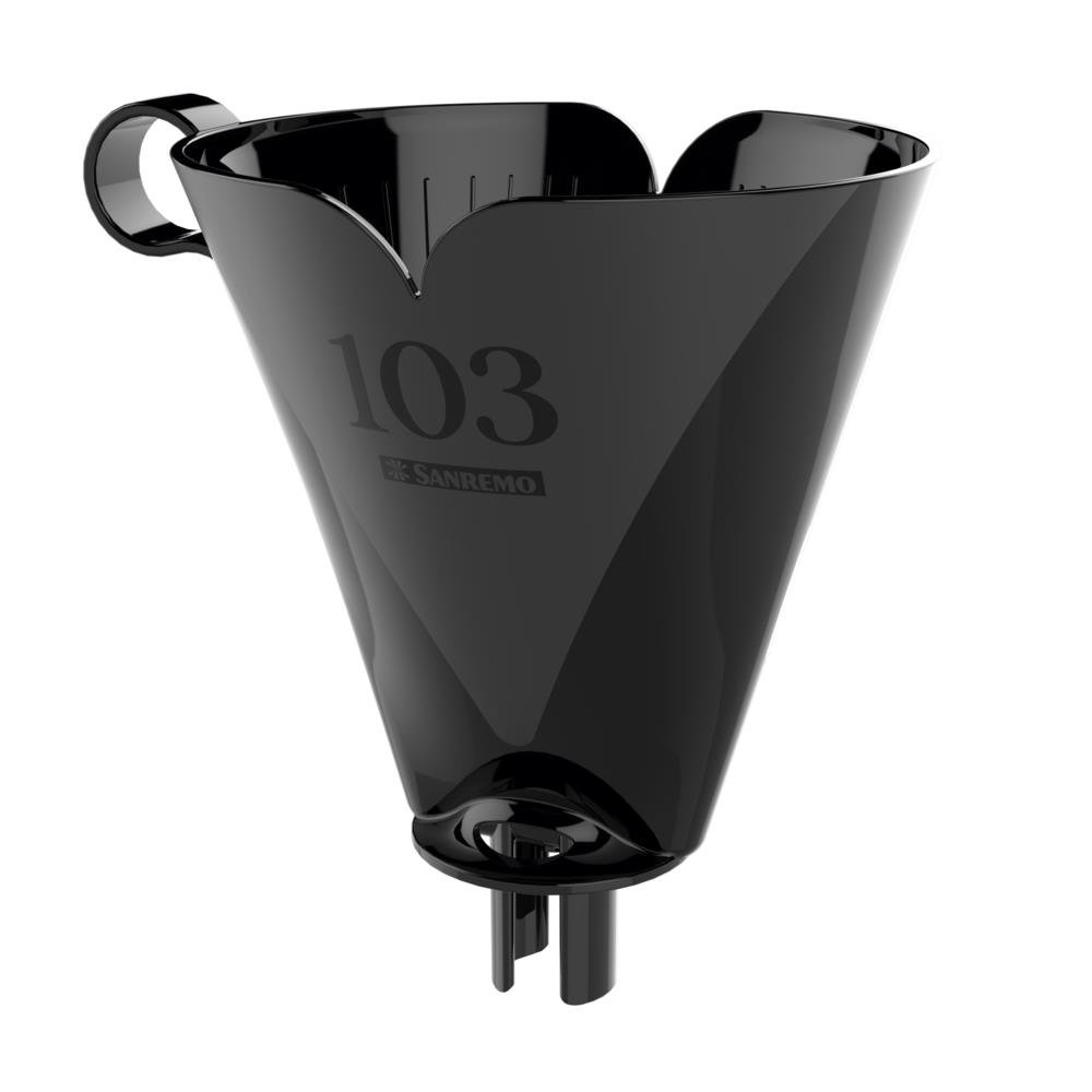 Suporte Para Filtro De Cafe Plastico103 Preto