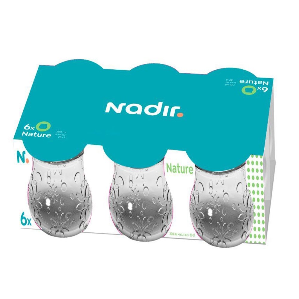 Conjunto de Tigela Nadir Sobremesa Nature 200ml - Embalagem com 6 Peças