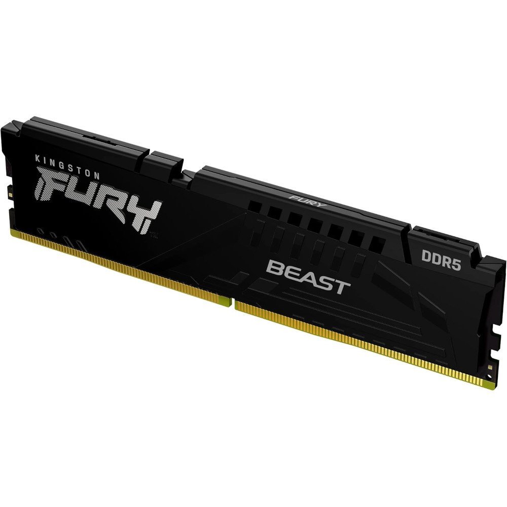 Memoria 16gb Ddr5 5600mhz, Kingston Fury Beast Para Desktop, Kf556c40bb-16