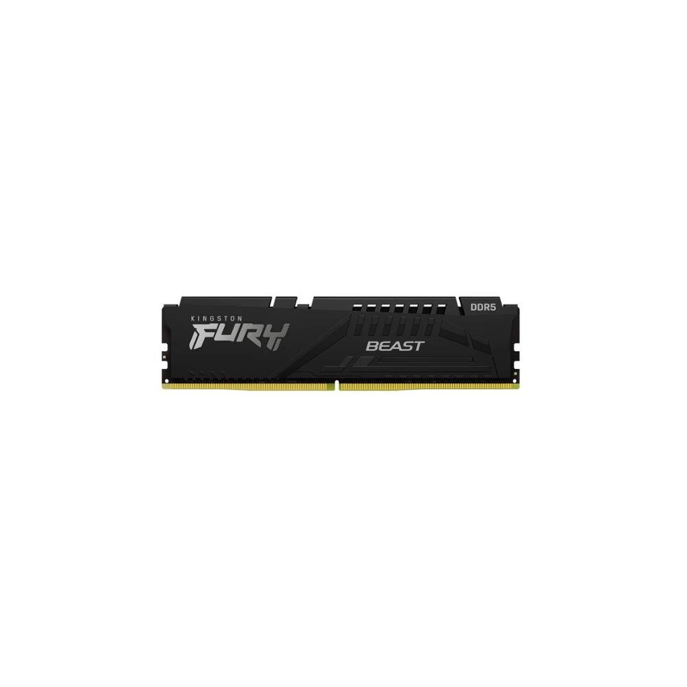 Memória DDR5 Kingston FURY Beast, 16GB, 5200MHz, Black, KF552C40BB-16