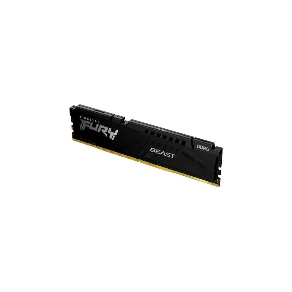 Memória DDR5 Kingston FURY Beast, 16GB, 5200MHz, Black, KF552C40BB-16