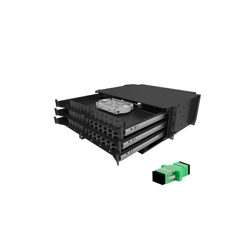 Dio Fit AC 72F SC/APC Simplex SM 19" 3U