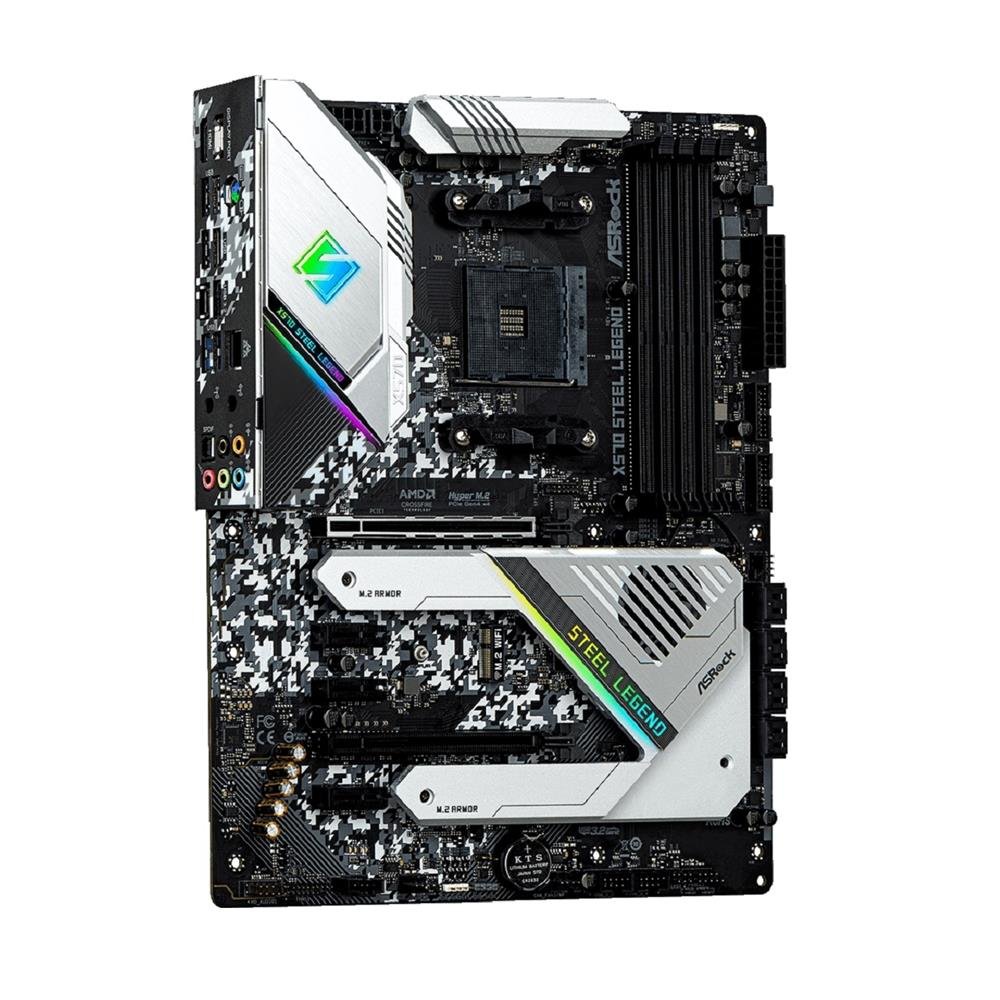 Placa Mãe ASRock X570 Steel Legend AMD AM4 ATX DDR4